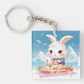 Sweetest aunty sleutelhanger (voorkant)