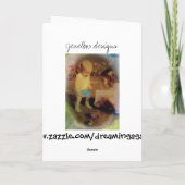 Sweetest Childhood Memories Kaart (Achterkant)