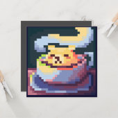 Sweetest Coffee card pixelart, Pixel Art  Kaart (Voorkant / Achterkant in situ)