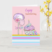 Sweetest Day Kaart, gevierd op 20 okt. Kaart (Gele Bloem)