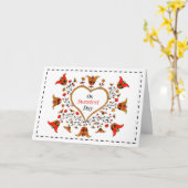 Sweetest Day with Heart and Flowers, Pennsylvania Kaart (Gele Bloem)