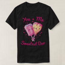 Sweetest Duo - Schattige Ice Cream Couple Love Des