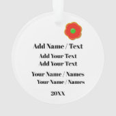 Sweetest Friend Ornament (achterkant)