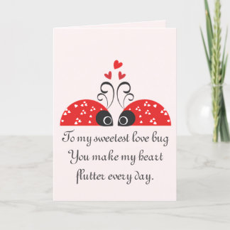 Sweetest Love Bug Feestdagen Kaart