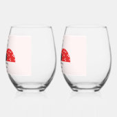 Sweetest Love Bug Wijnglas Zonder Voet (Links)