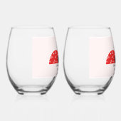 Sweetest Love Bug Wijnglas Zonder Voet (Rechts)