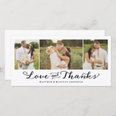 Sweetest Love | Weddenschap Hartelijk dank Bedankkaart (Voorkant / Achterkant)