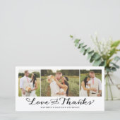 Sweetest Love | Weddenschap Hartelijk dank Bedankkaart (Staand voorkant)