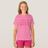 Sweetest Middle Sister Personalized T-Shirt (Voorkant volledig)