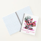 Sweetest Mom Pig Chef Notebook Notitieboek (Binnen)
