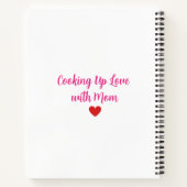 Sweetest Mom Pig Chef Notebook Notitieboek (Achterkant)