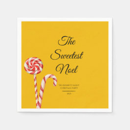 Sweetest Noel Candy Cane Papier Servetten | Feest