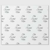 Sweetest Noel Christmas Wrapping Paper Cadeaupapier (Vlak)