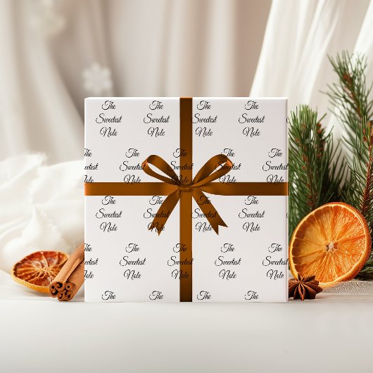 Sweetest Noel Christmas Wrapping Paper Cadeaupapier