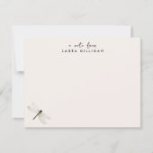 Sweetest Pink Floral Personalized Stationery Notitiekaartje (Voorkant)