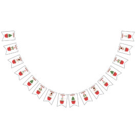 Sweetest Season Christmas Cupcake Bunting Vlaggetjes