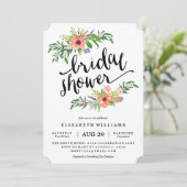 Sweetest Shower Bridal Shower Uitnodiging (Staand voorkant)