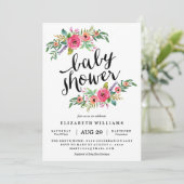 Sweetest Summer Baby shower Invitation Kaart (Staand voorkant)