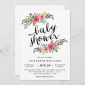 Sweetest Summer Baby shower Invitation Kaart (Voorkant / Achterkant)