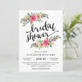 Sweetest Summer Bruids Douche Uitnodiging (Staand voorkant)