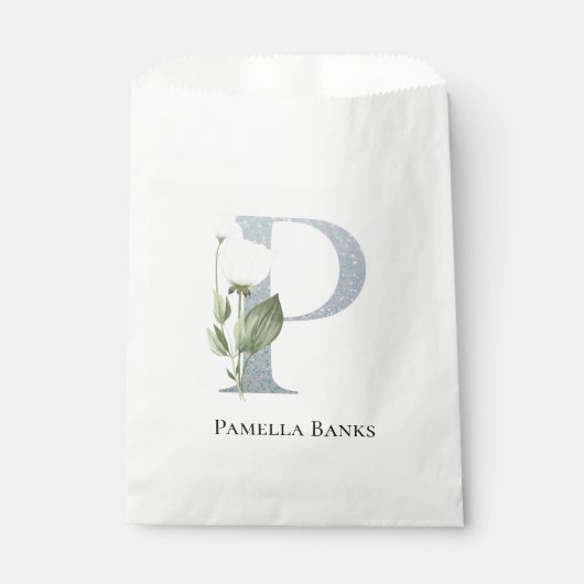 Sweetest White Floral Bedankzakje (Voorkant)