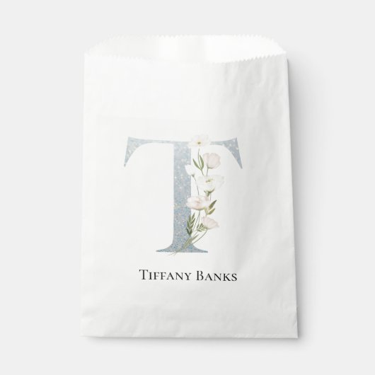 Sweetest White Floral Bedankzakje (Voorkant)