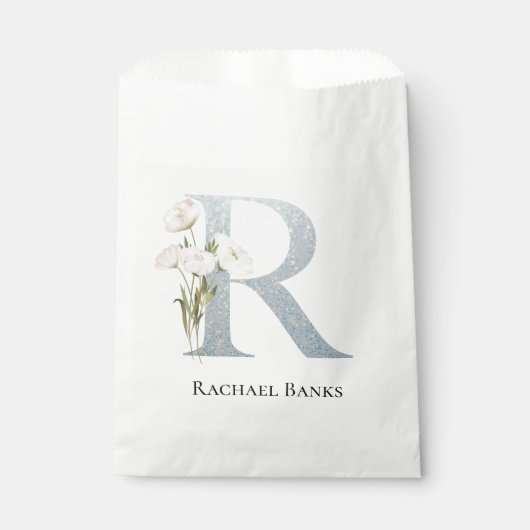 Sweetest White Floral Bedankzakje (Voorkant)