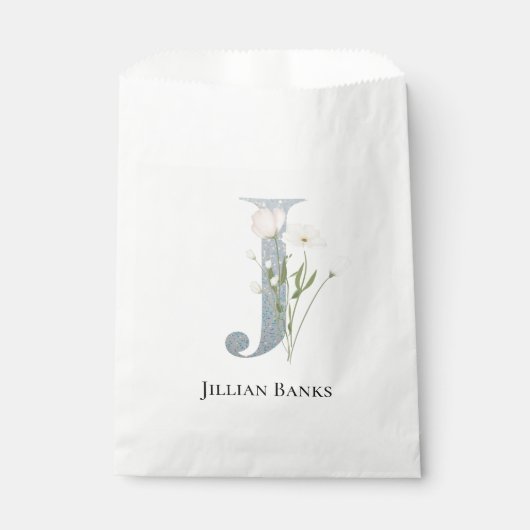 Sweetest White Floral Bedankzakje (Voorkant)