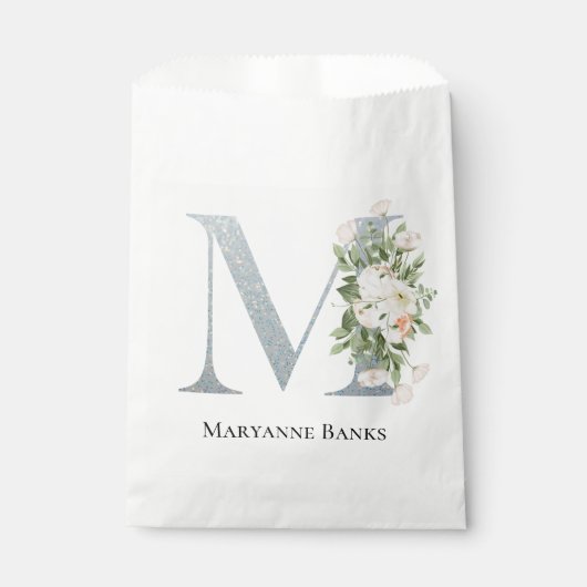 Sweetest White Floral Bedankzakje (Voorkant)