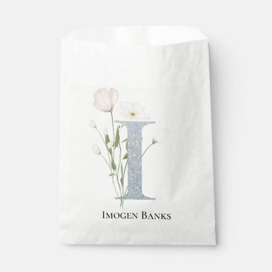 Sweetest White Floral Bedankzakje (Voorkant)