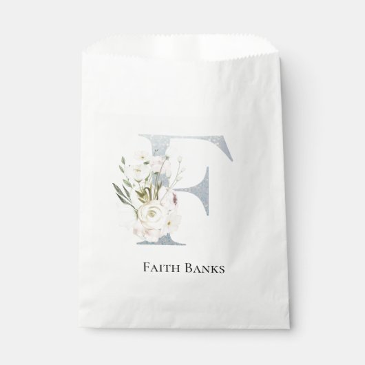 Sweetest White Floral Bedankzakje (Voorkant)