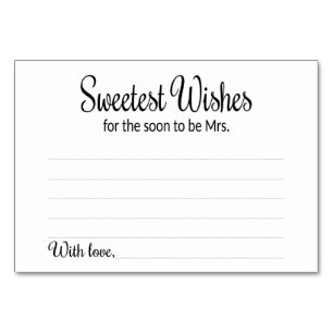 Sweetest Wishes for the Soon to Be Mrs Advice Kaar Kaart