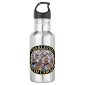 Sweetgrass Manden op de markt in Charleston, SC Waterfles (Voorkant)