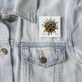 Sweetgum Pod Button (In situ)