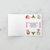 SweetHart-kerstboom Wenskaart (met QR) Kaart (Binnen)