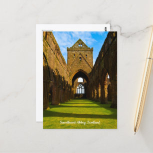 Sweetheart Abbey, Schotland Ansichtkaart Briefkaart