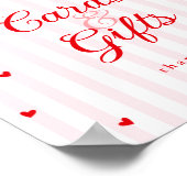 Sweetheart Baby Shower Cards & Gifts Sign Poster (Hoek)
