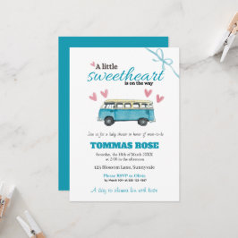 Sweetheart Baby Shower Invitation Kaart
