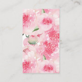 Sweetheart Baby shower Luier Raffle Ticket Informatiekaartje (Achterkant)