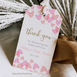 Sweetheart Baby Shower Valentine Favor Gift Tags Cadeaulabel