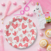 Sweetheart Baby Shower Valentine Papieren Bordje (Feest)
