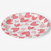 Sweetheart Baby Shower Valentine Papieren Bordje (Gekanteld)