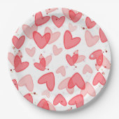 Sweetheart Baby Shower Valentine Papieren Bordje (Voorkant)