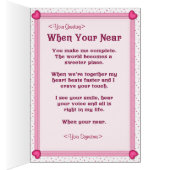 Sweetheart Beren Kaart (Binnen (Rechts))