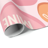 Sweetheart Berichten Patroon Cadeaupapier (Rol Hoek)