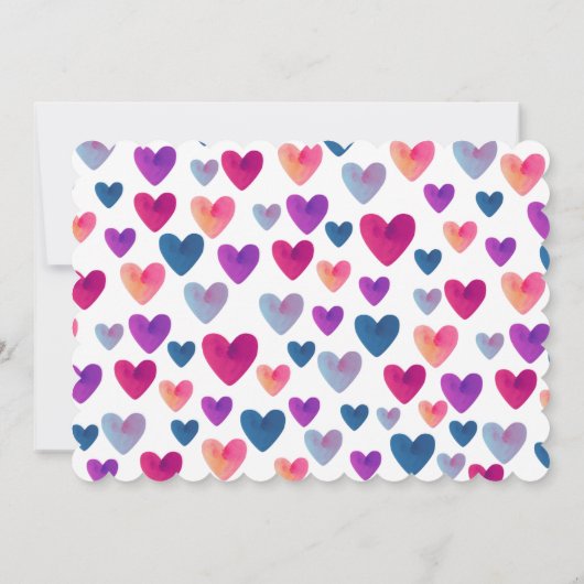 Sweetheart bruids douche uitnodiging (Achterkant)