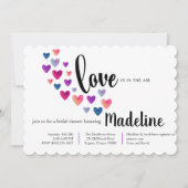 Sweetheart bruids douche uitnodiging (Voorkant)