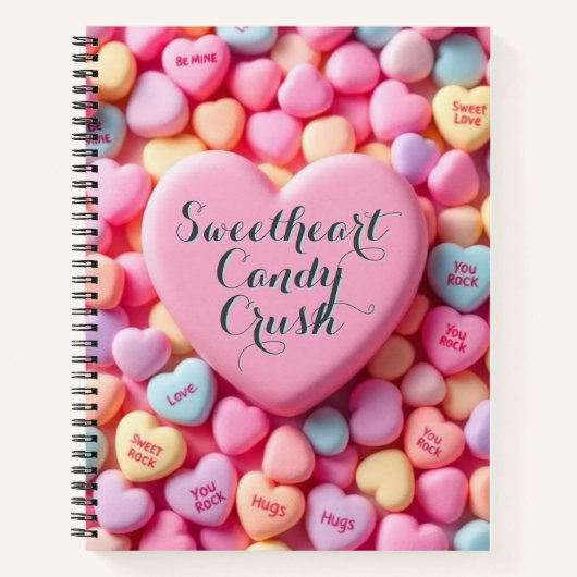 Sweetheart Candy Crush Notitieboek (Voorkant)