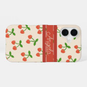 Sweetheart Cherries iPhone 16 Hoesje (Achterkant horizontaal)