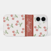Sweetheart Cherries iPhone 16 Hoesje (Achterkant horizontaal)